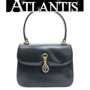 Gucci Handbag Stones Navy Blue GG